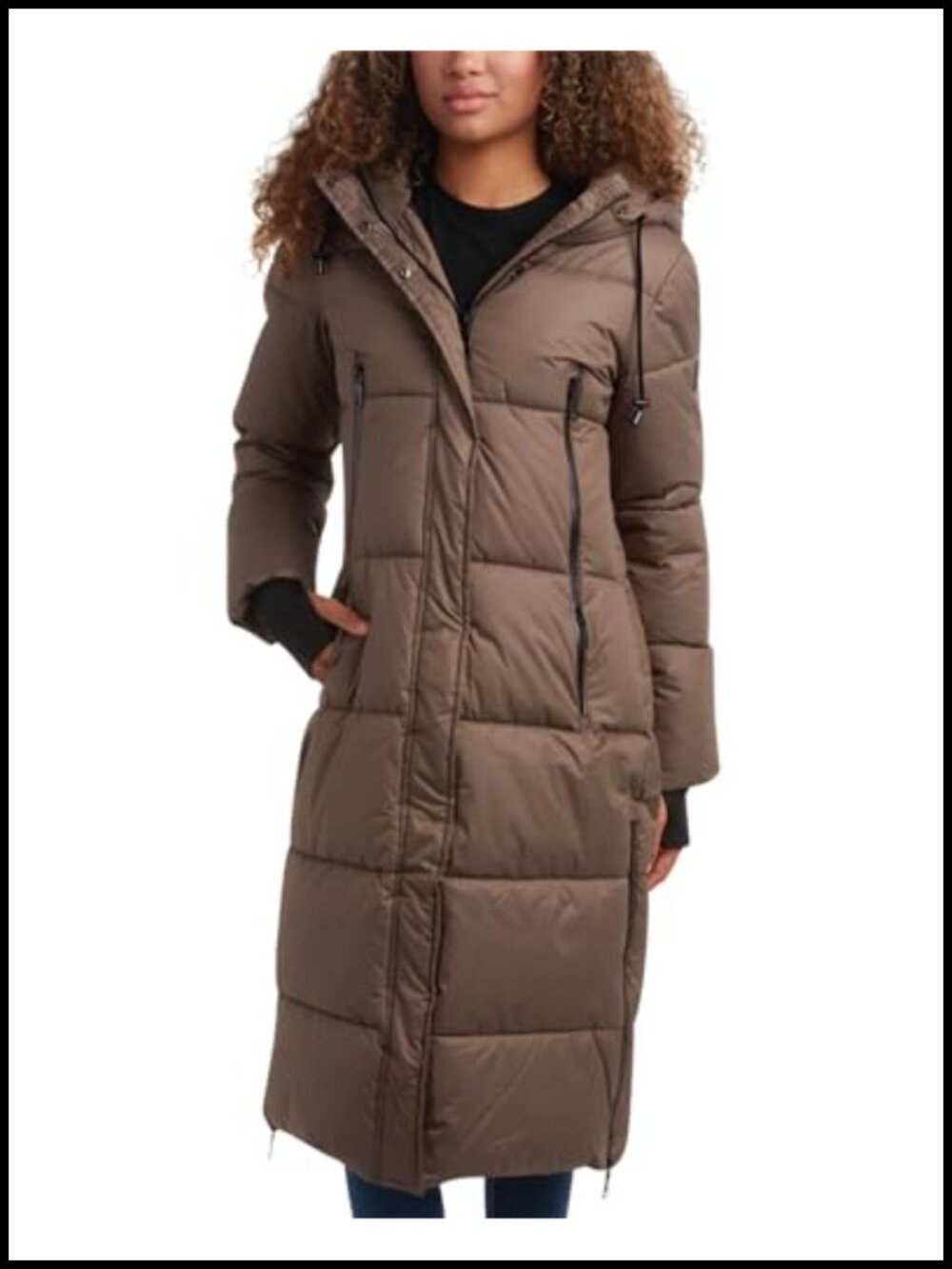 Women's Heavyweight Maxi Puffer Jacket Long Bubble Parka Coat Quilted Winter